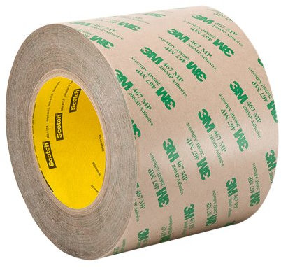 tapecase 467 MP 7,2 cm X 60YD High Performance Transfer Klebeband, 1973 von 3 M 467 MP, 7,2 cm X 60 Yard Rolle