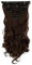 S-noilite® 17 Full-Kopf-Klipp in den Haar-Verlangerungen Ombre Gewellt Gelockt Haarverlängerungen Dip Dye 8Pcs Lang Haare Mittelbraun