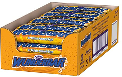 Barra de chocolate maravillosa de mantequilla de cacahuete Cadbury 24 unidades