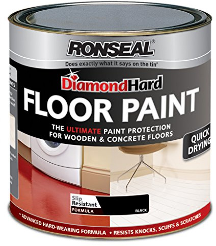 Ronseal Diamond Hard Floor Paint 750ml Black
