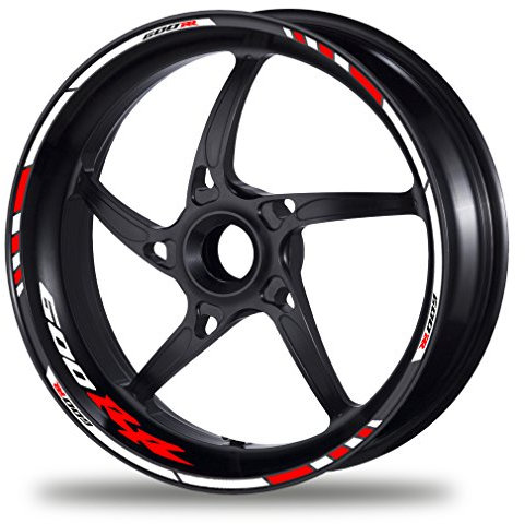 PROFILETEC.COM FELGENRANDAUFKLEBER passend für Honda CBR 600 RR Moto GP Style Felgenaufkleber (Motiv 2)