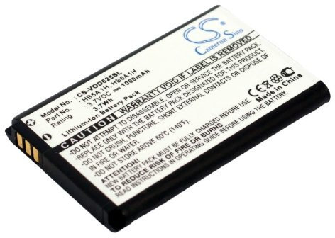 Li-ion Battery Pack Fits Vodafone HB5A1H, VF625, HB5A1H, V625
