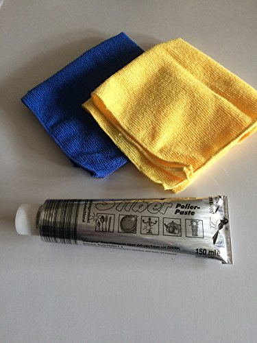 Elsterglanz Silber Polierpaste 150 ml und 2 Microfasertücher