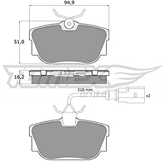 Procodis Frankreich PF13901 Bremsbelagsatz, Scheibenbremse