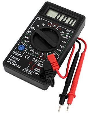DT-830D AC DC Voltage Current Resistance hFE Digital LCD Multimeter