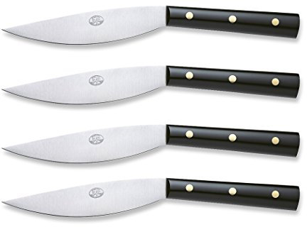 Coltellerie Berti Valdichiana Set 4 Coltelli Tavola Nero