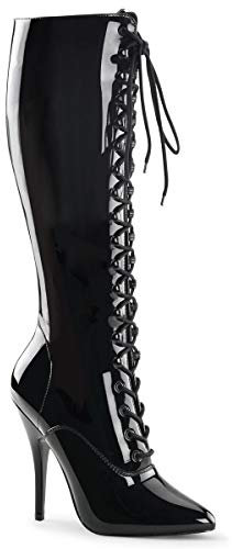 Pleaser SEDUCE-2020 – Stivali Donna Nero Size: 43.5