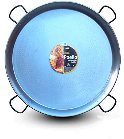 Vaello Campos La Valenciana 115cm Polished Steel Paella Pan