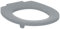 Ideal Standard S4066LJ Original Contour 21+ WC Sitzring ohne Deckel, Klodeckel Toilettendeckel Toilettensitz, Grau