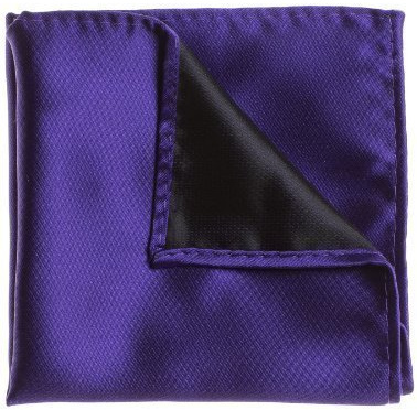 Paisley of London, Plain purple pocket square, Pocket handkerchief