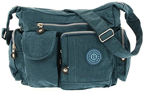 Bag Street Umhängetasche Bodybag Nylon blau