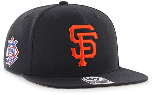 '47 Erwachsene Kappe MLB San Francisco Giants Sure Shot Captain, Black, OSFA, B-SRS22WBP-BK