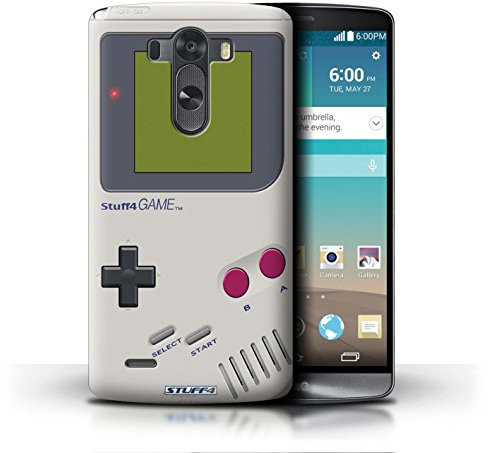 Hülle Für LG G3/D850/D855 Spielkonsolen Nintendo Game Boy Design Transparent Ultra Dünn Klar Hart Schutz Handyhülle Case