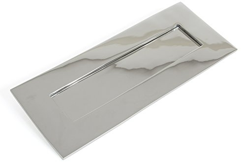 From The Anvil Polished Chrome Small Letter Plate