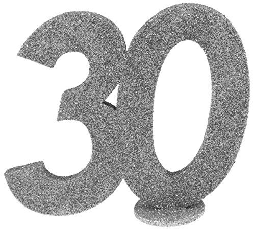 Santex 4752 – 30, Zahl Geburtstag 30 Jahre, Silber