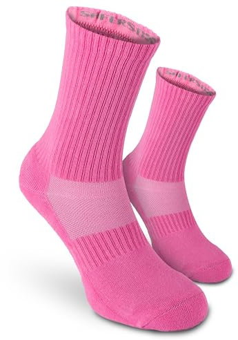 Calze da tennis Safersox, 1 Paio, Rosa chiaro, 43-46