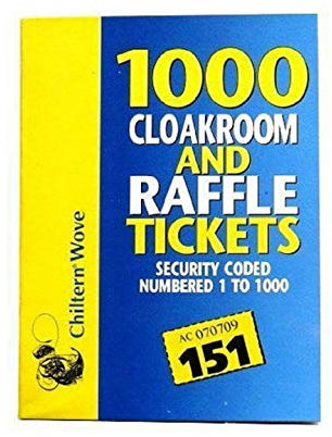 Stationary KC4306, 159 g, 1000 Garderoben- und Tombola-Tickets (eine Packung)