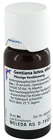 GENTIANA LUTEA D 1 Dilution 50 ml