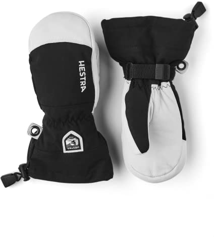 Hestra Army Heli Skihandschuh für Kinder (Jugendliche 4–13 Jahre), wasserdicht, isoliert, Klassische Kinder-Schneefäustlinge I Ski & Snow Play