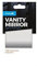 Simply VM01 Vanity Mirror Glass, 120 x 75 mm, Silver