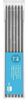 Liderpapel 49172 Mine 2mm Graphite Étui Lot de 12 Assorties