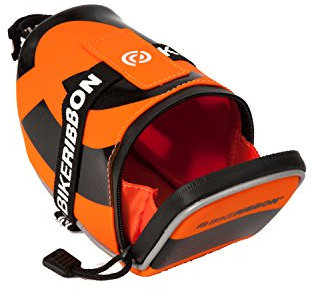 Bike Ribbon Satteltasche SiO2 Bag Big, Orange, 14 x 7 x 9 cm, 0.8 Liter