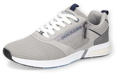 Dockers by Gerli Herren Low-Top Sneaker, Männer Halbschuhe,Freizeitschuhe,Turnschuhe,Laufschuhe,schnürschuhe,Business,dunkelgrau,41 EU