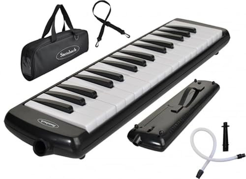 Steinbach Melodica schwarz 32 Tasten inkl. Anblasschlauch