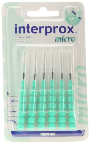 Interprox Micro 4868646 Interdentalbürsten, Grün, 6 Stück