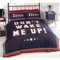 Rapport Don't Wake Me! Bettwäsche-Set für Doppelbett, Bettbezug und 2 Kissenbezüge, wendbar