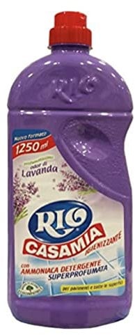 9 x RIO CASA MIA Lavapavimenti&Tutte Le Superfici Lavanda 1250Ml
