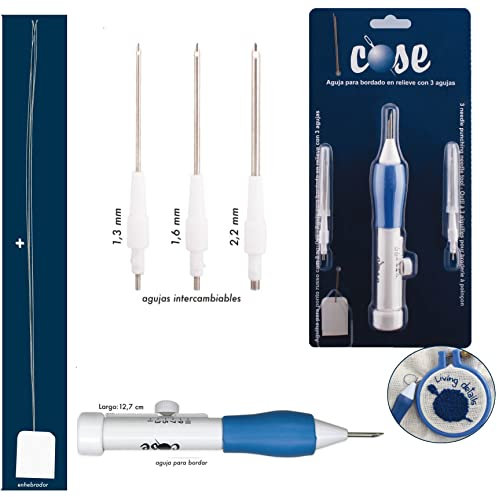 Cose - Aguja mágica (3 tamaños y enhebrador)