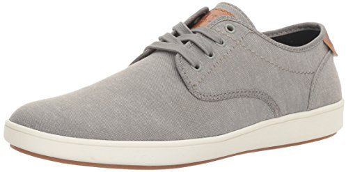 Steve Madden Herren Fenta Modischer Sneaker, Grauer Stoff, 46 EU