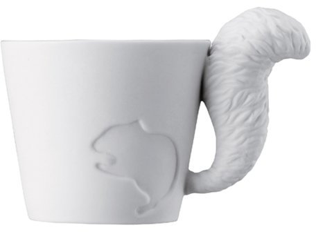Tasse - Teebecher - Mugtail - Eichhörnchen - Teelicht