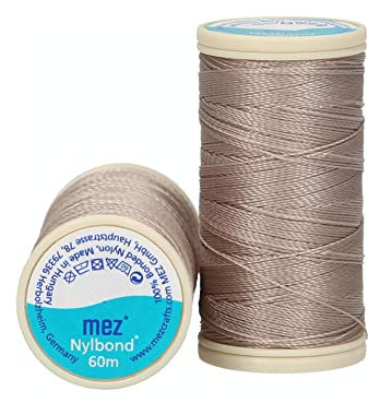 MEZ Nähgarne, 100% Nylon, 7530, 60m, 10