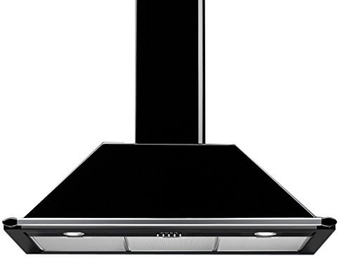 Smeg KT90 cooker hoods in Black