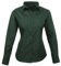 Premier Fitness Women's Poplin Long Sleeve Blouse, Green (Bottle), (Size:14)