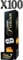 THE GOODFELLAS' SMILE 100 Double Edge Razor Blades Derby Premium