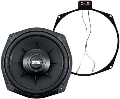 EARTHQUAKE Sound SWS-8X 8-Inch Shallow Woofer System Under-The-Seat Subwoofer, 4-Ohm (Single)