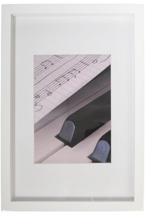 Henzo Bilderrahmen Piano - Holz - Bildformat 20x30 cm - Weiss