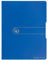 Herlitz 11207347 Sichtbuch A4, 20 Klarsichthüllen, aufgeklebtes Rückenschild, opak blau