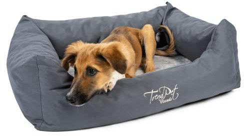 TrendPet Viscado - orthopädisches Hundebett grau