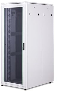DIGITUS Netzwerkschrank - 19-Zoll Rack 42HE - 80x120 cm - Unique Serie - Traglast 800 kg - Nutztiefe 1135 mm - Grau