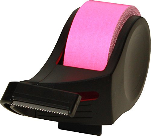 RNKVERLAG CT1883 - Haftnotiz Rolle im Abroller, 19 mm x 10 m, neonpink, 1 Stück