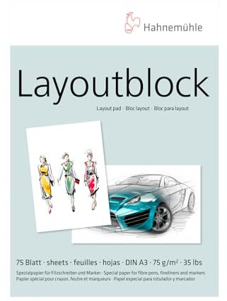 Hahnemühle 10 625 060 Hahnemühle Layout Block A3