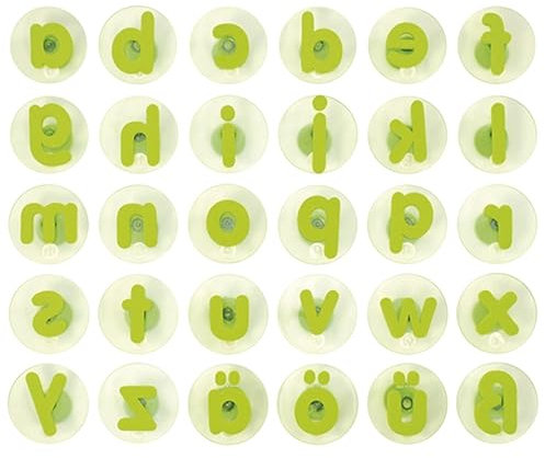 Stempelset Kleinbuchstaben 30 Stempel / ca. 7,5 cm Durchmesser