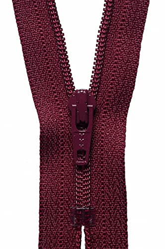YKK Coil Zip, No. 527 Dark Wine, 41 cm Length