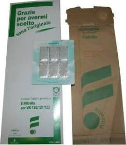 8 SACCHETTI E 8 DOVINA ORIGINALE FOLLETTO VK120 121 122