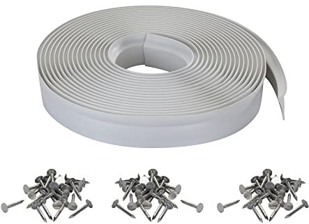 M-D Building Products 3822 - Guarnizione in Vinile per Porte e Lati, 30 m, Colore: Bianco
