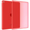Okuli Transparente Silicona Funda Cubrir Cubierta Caucho Caso para Apple iPad Air 1 en Rojo
